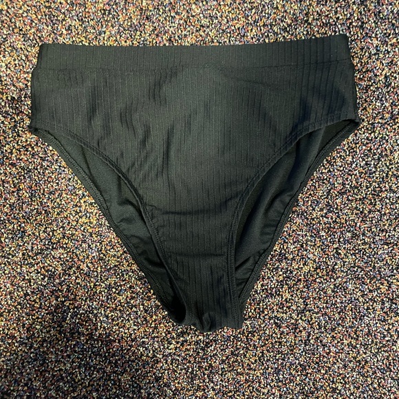 High-Waisted, High-Leg Bikini Bottoms - Picture 1 of 3